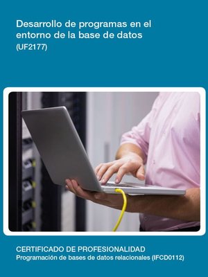 cover image of UF2177--Desarrollo de programas en el entorno de la base de datos